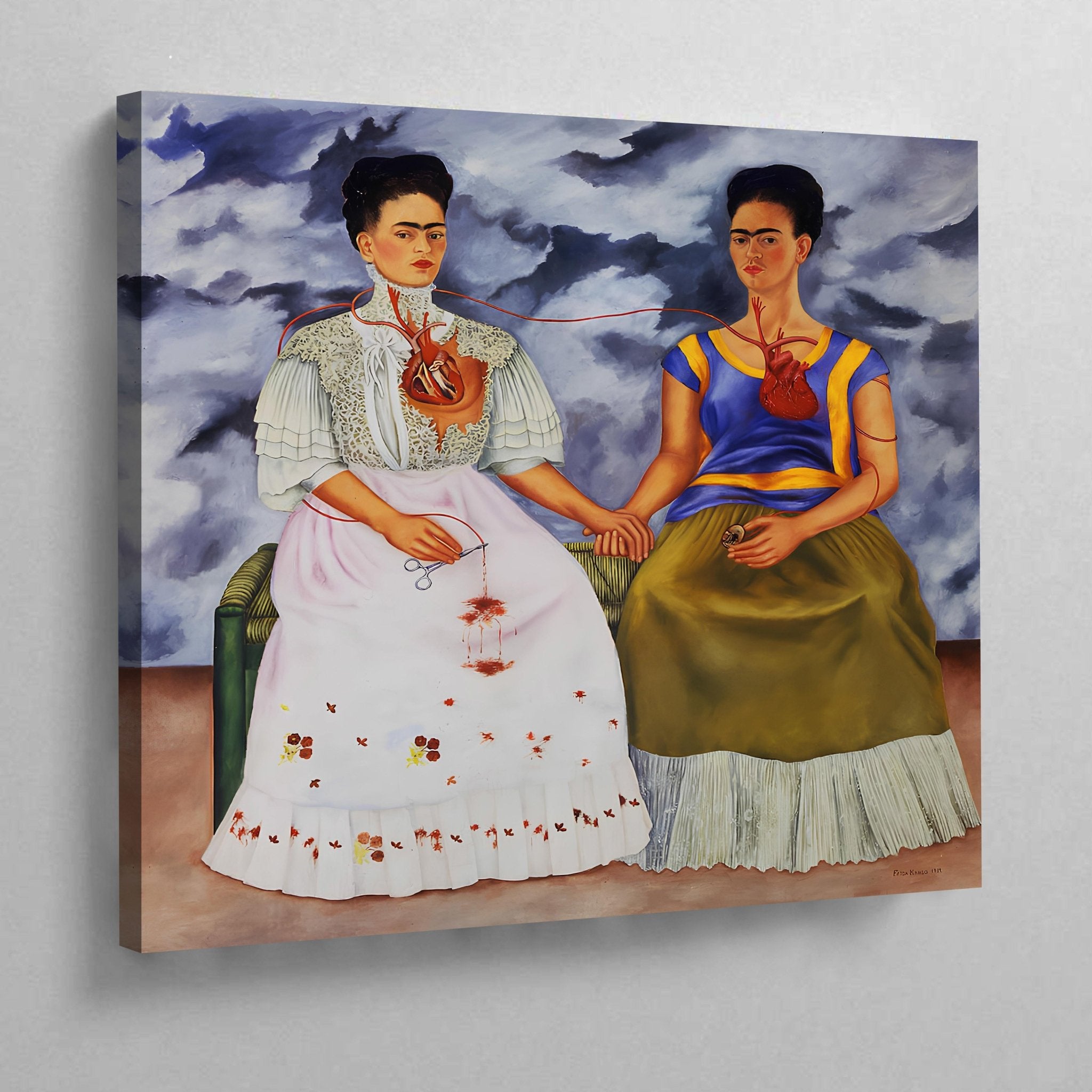 The Two Fridas Wall Art - Luxury Art Canvas