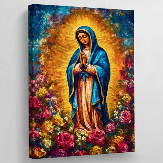 The Virgin Of Guadalupe Wall Art - Luxury Art Canvas