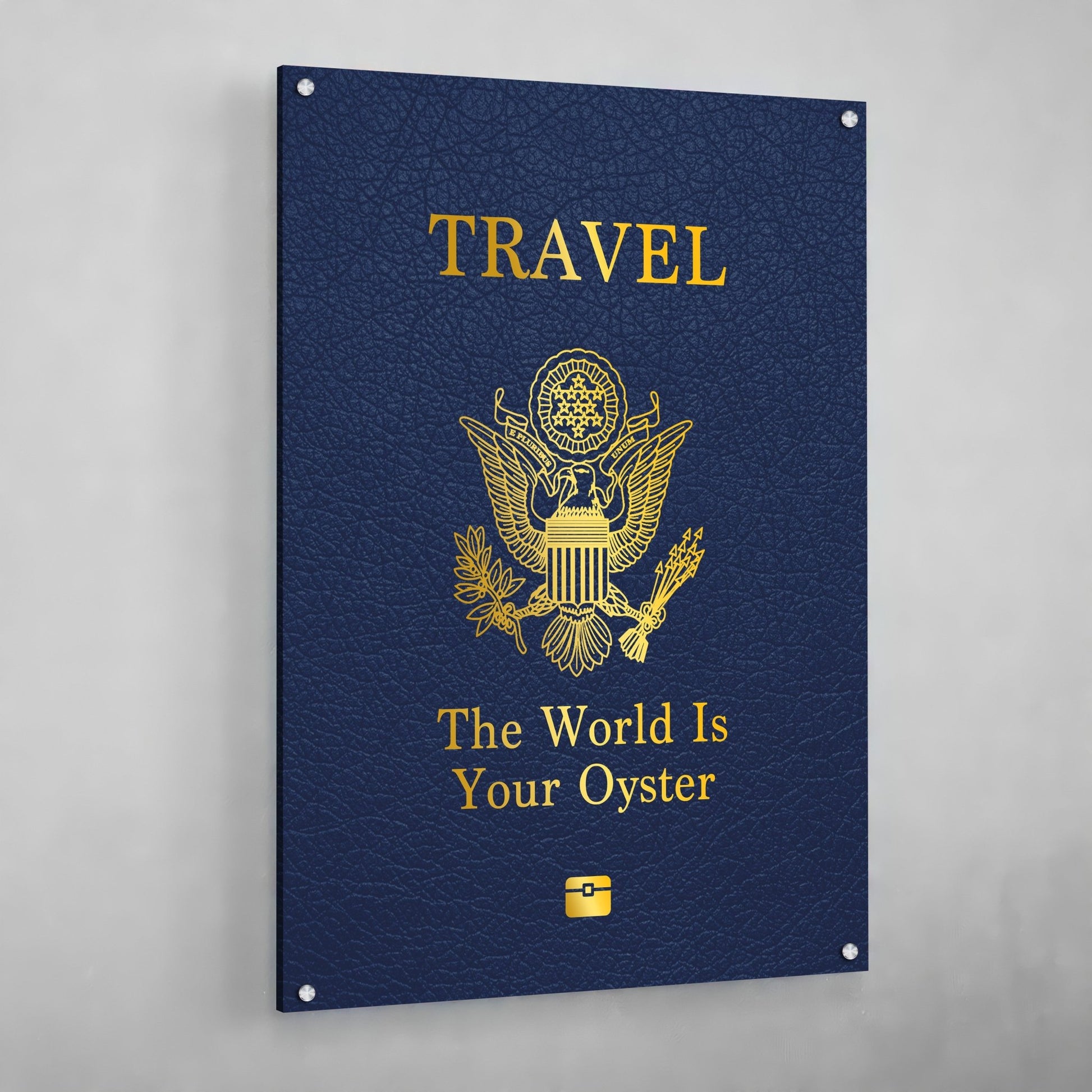 The World Is Your Oyster Poster - Luxury Art Canvas