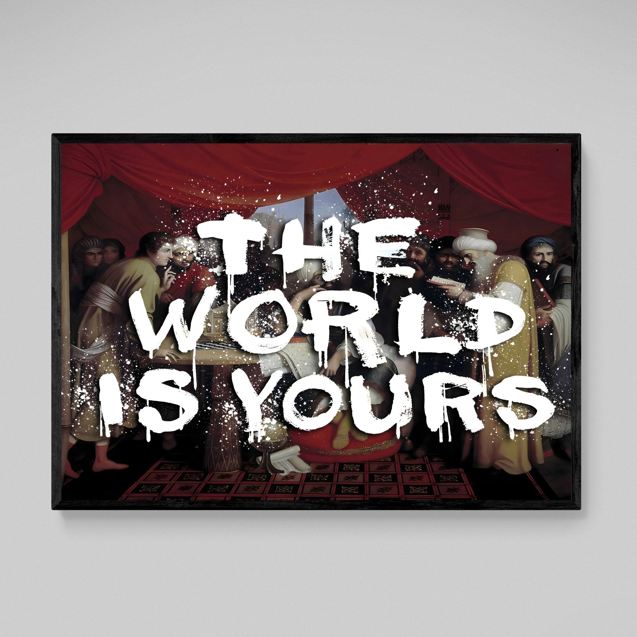 The World Is Yours Canvas Art - Luxury Art Canvas