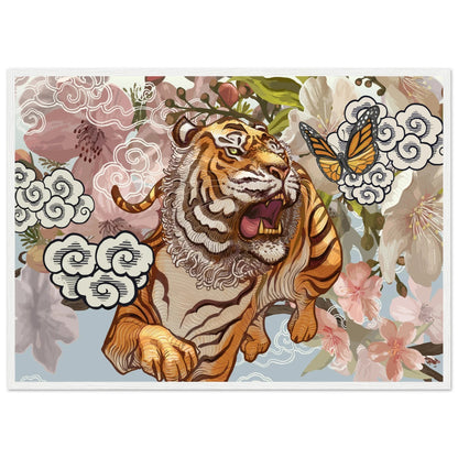 Tiger Japanese Wall Art - Luxury Art Canvas