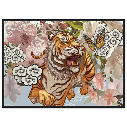 Tiger Japanese Wall Art - Luxury Art Canvas