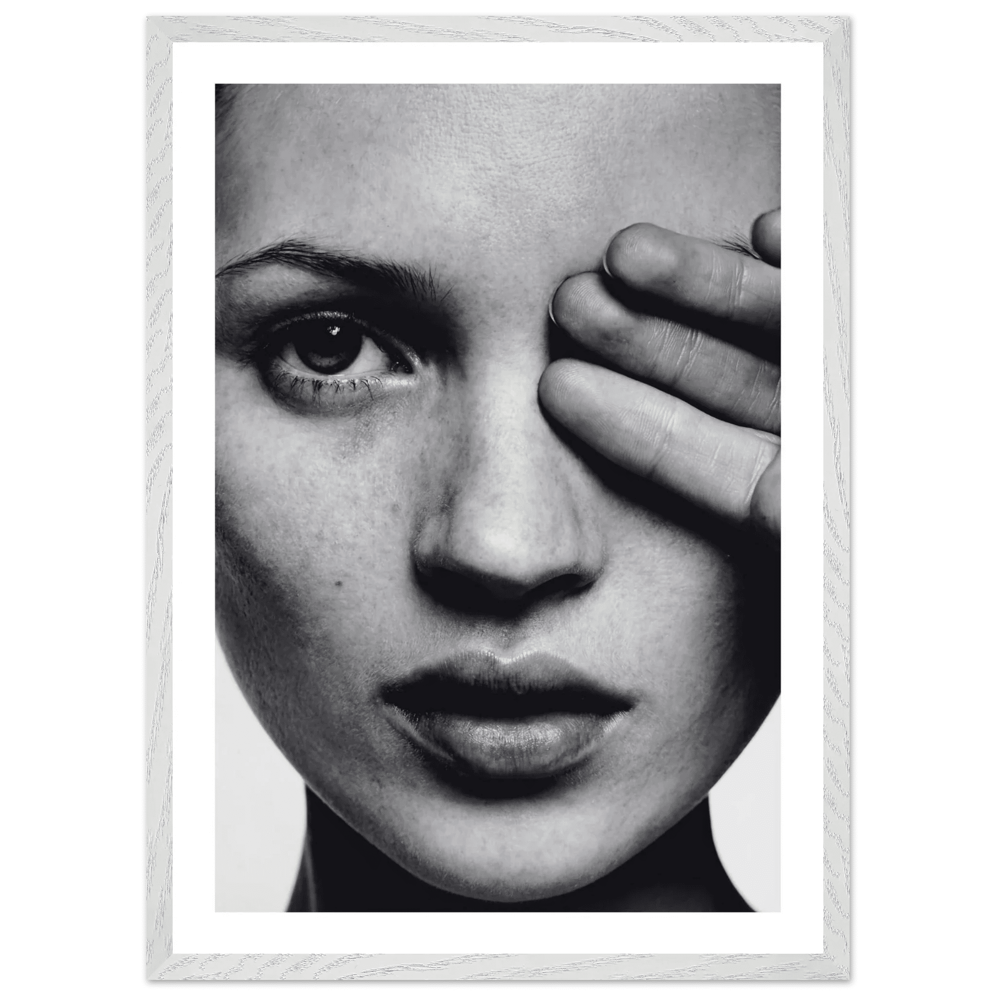 Timeless Beauty Black and White Wall Art - Luxury Art Canvas