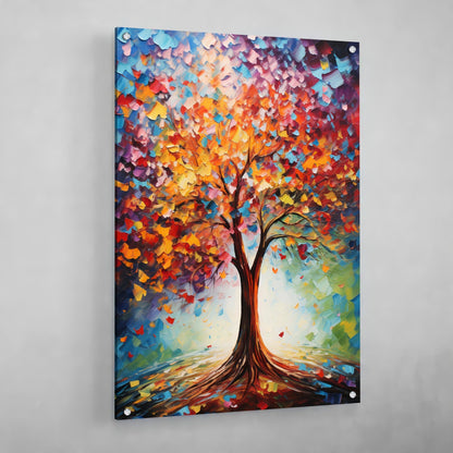 Tree Of Life Abstract Wall Art - Luxury Art Canvas