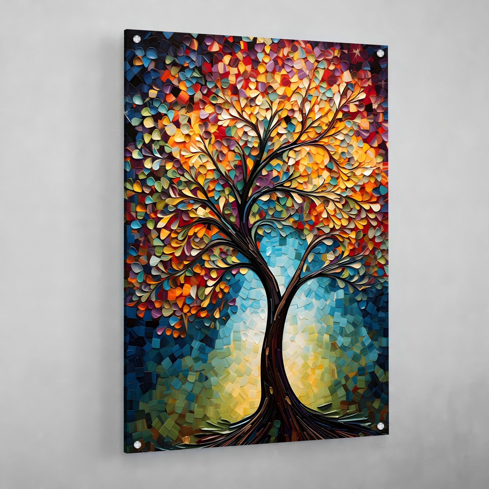 Tree Of Life Decor Wall Art - Luxury Art Canvas