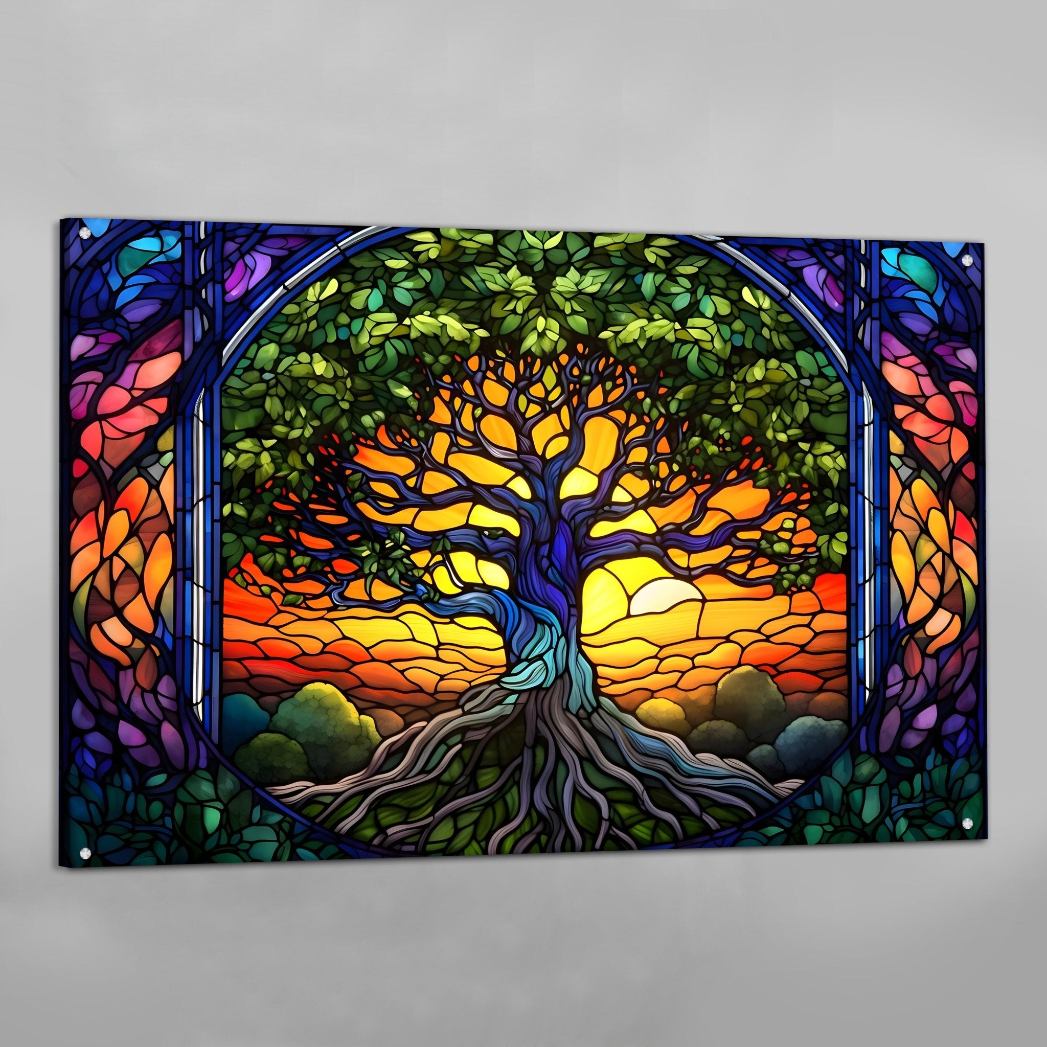 Tree Of Life Spiritual Wall Art - Luxury Art Canvas