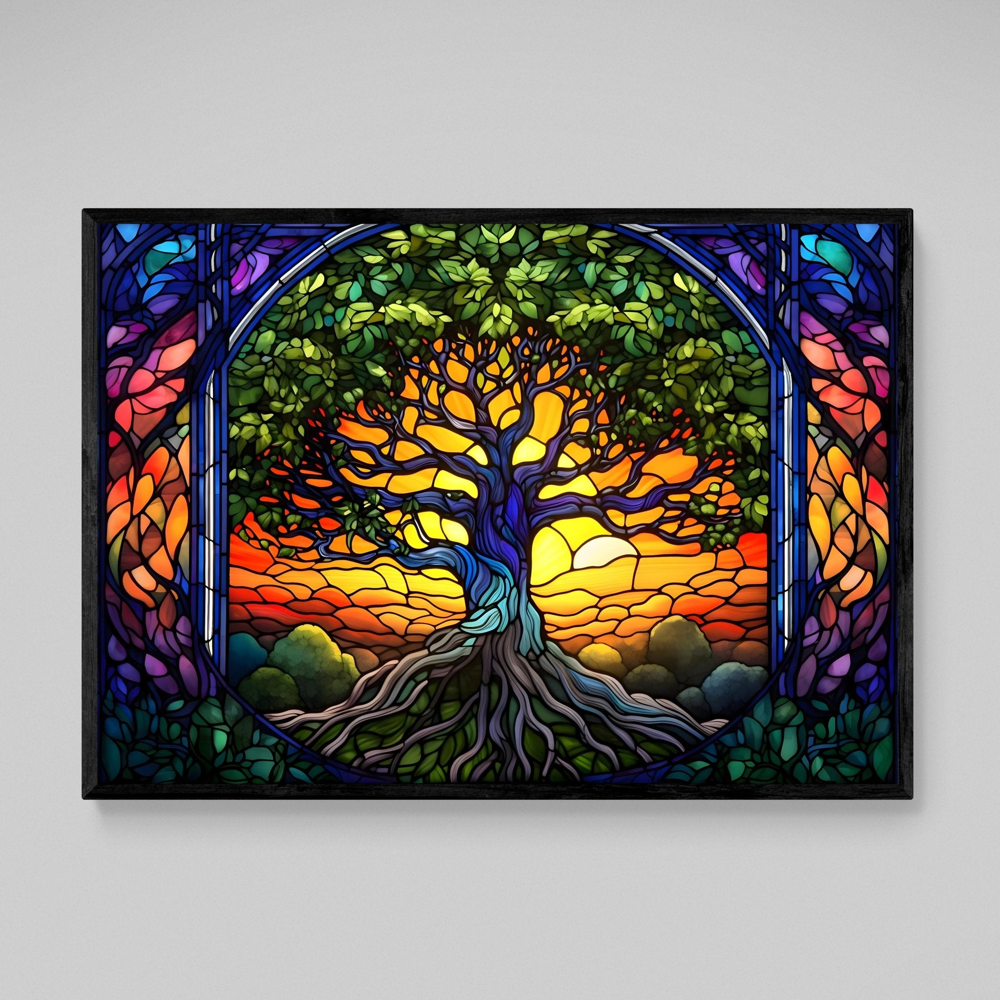 Tree Of Life Spiritual Wall Art - Luxury Art Canvas