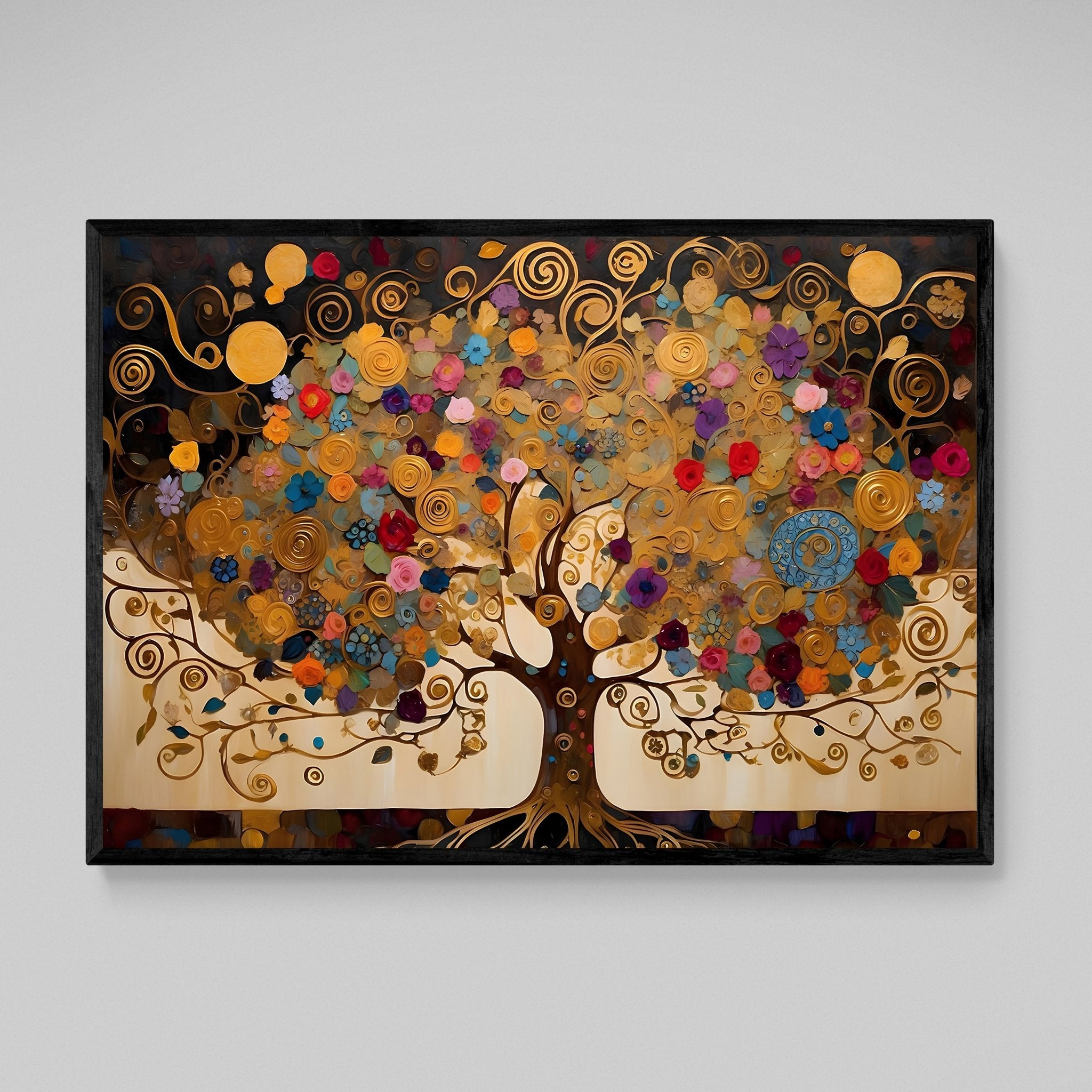 Tree Of Life Wall Art - Luxury Art Canvas