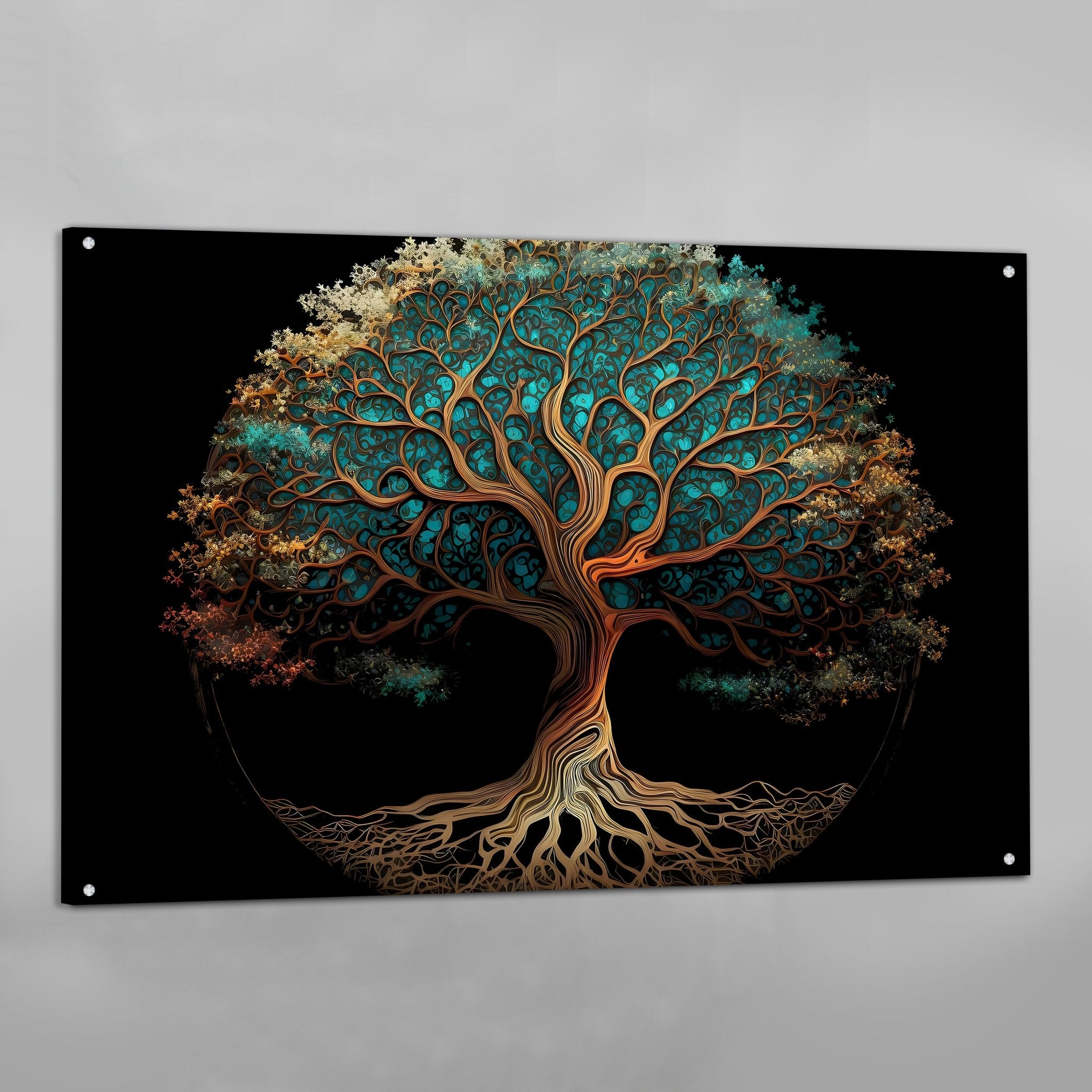 Tree Of Life Wall Art Large - Luxury Art Canvas