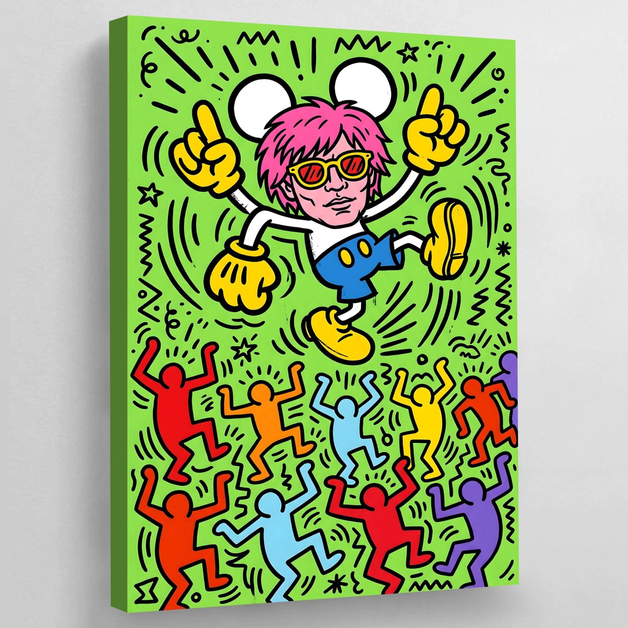 Urban Dance Pop Art Canvas - Luxury Art Canvas