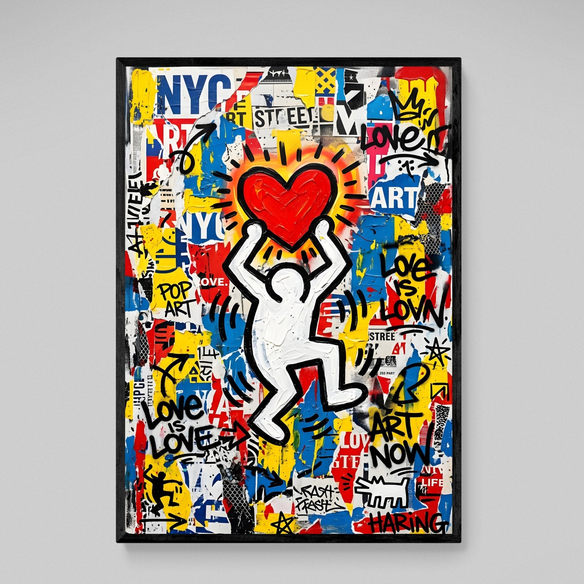 Urban Love Graffiti Wall Art - Luxury Art Canvas