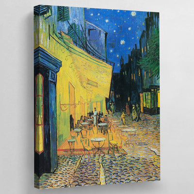Van Gogh Cafe Terrace At Night Wall Art - Luxury Art Canvas