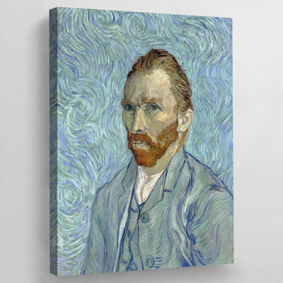 Van Gogh Self Portrait 1889 Wall Art - Luxury Art Canvas