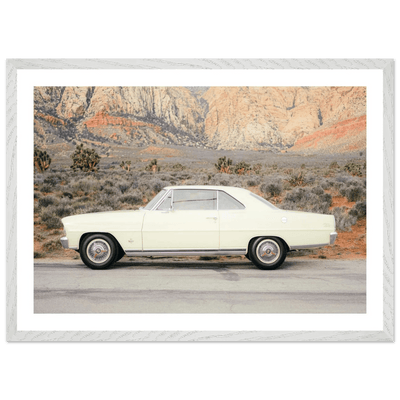Vintage American Car Photography Wall Art - Luxury Art Canvas