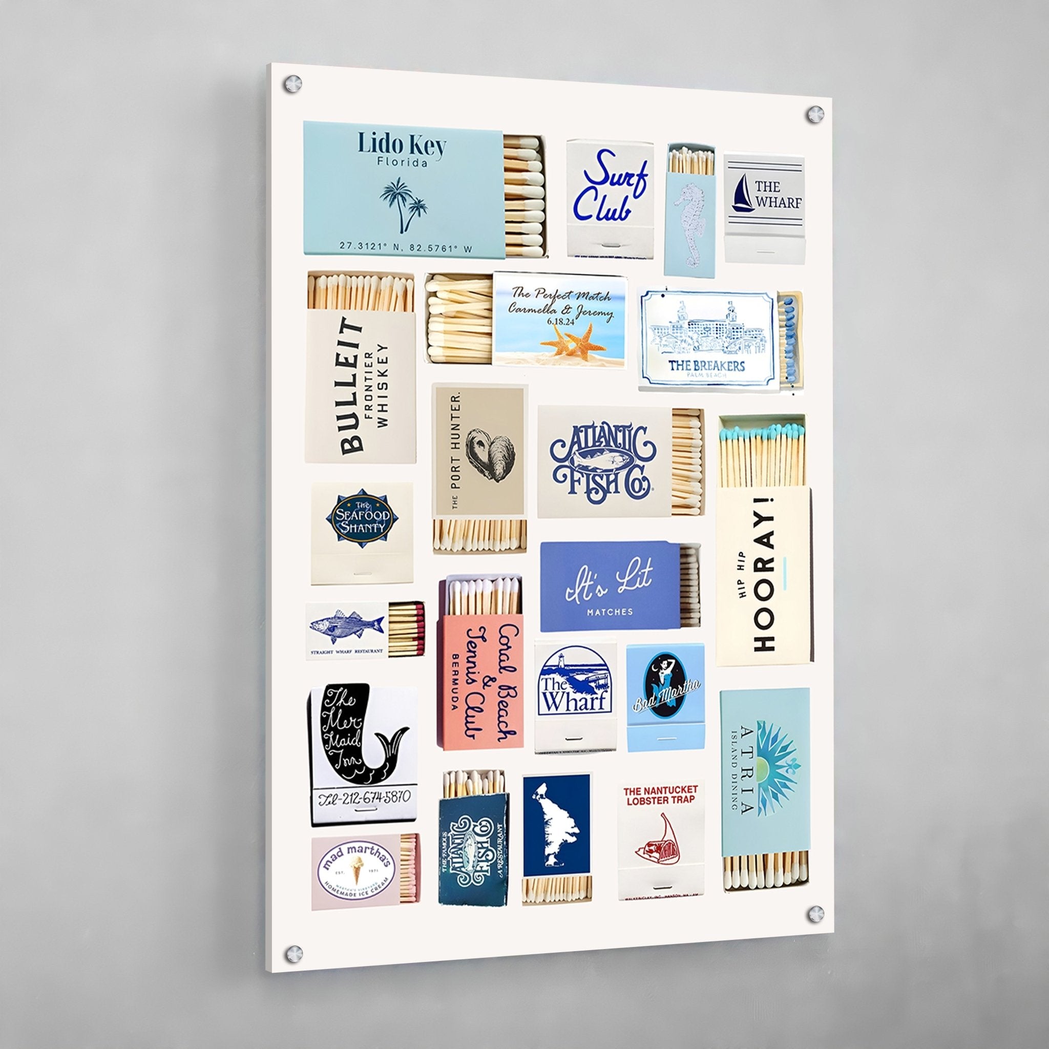 Vintage Coastal Wall Art - Luxury Art Canvas