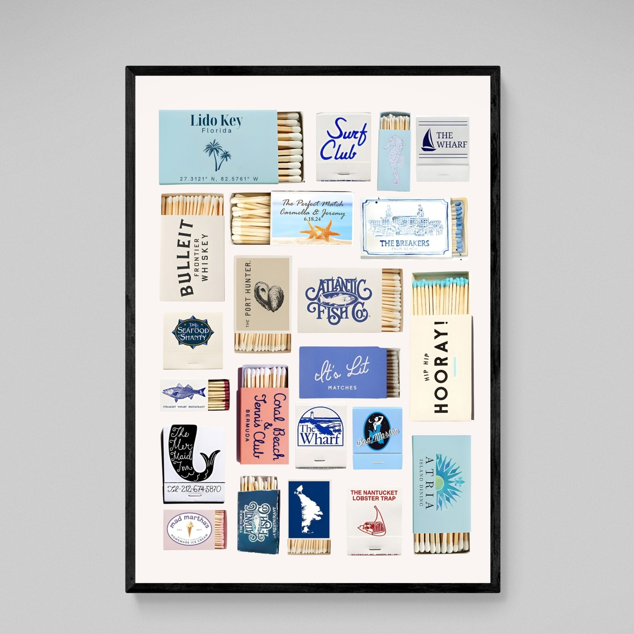 Vintage Coastal Wall Art - Luxury Art Canvas