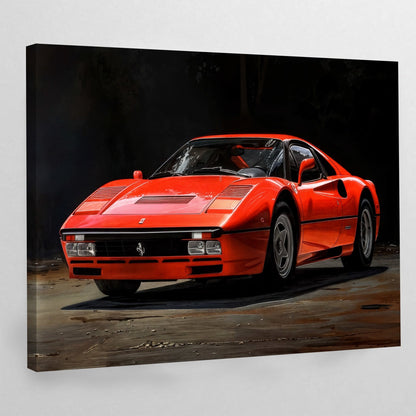 Vintage Ferrari Wall Art - Luxury Art Canvas
