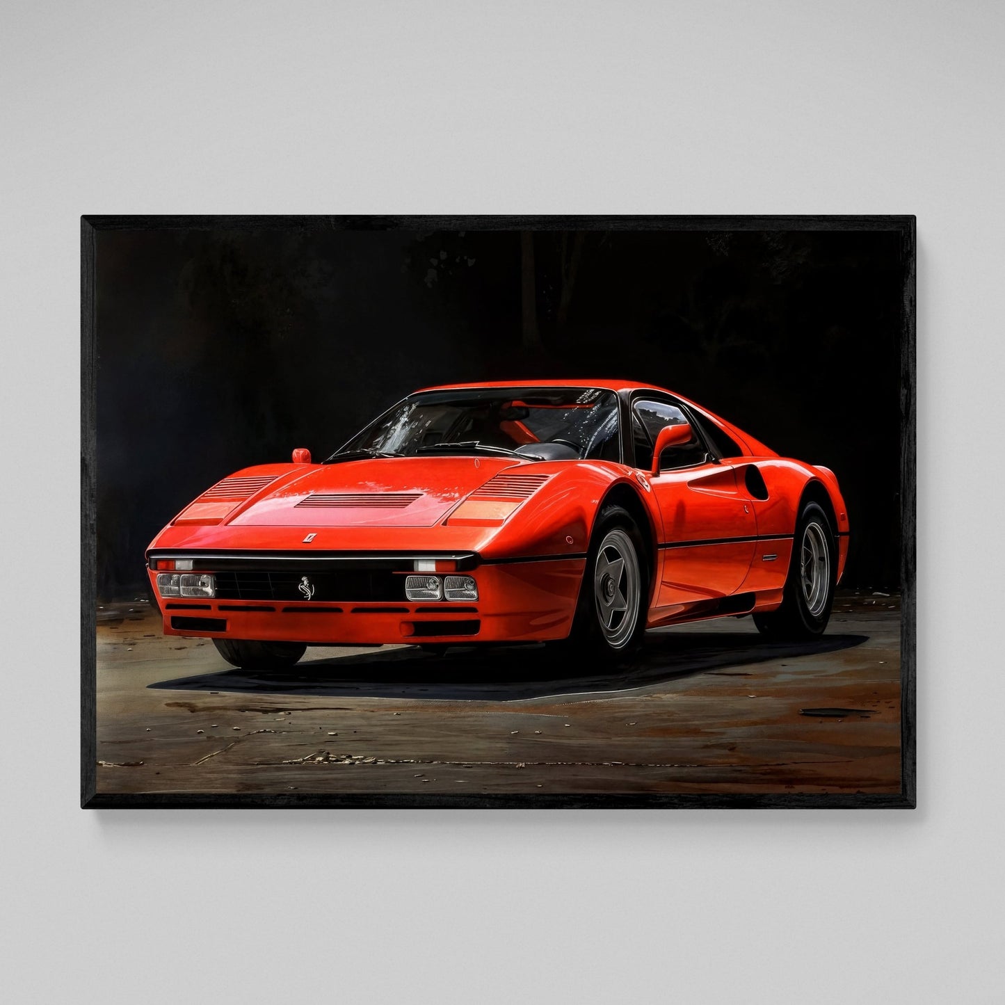 Vintage Ferrari Wall Art - Luxury Art Canvas
