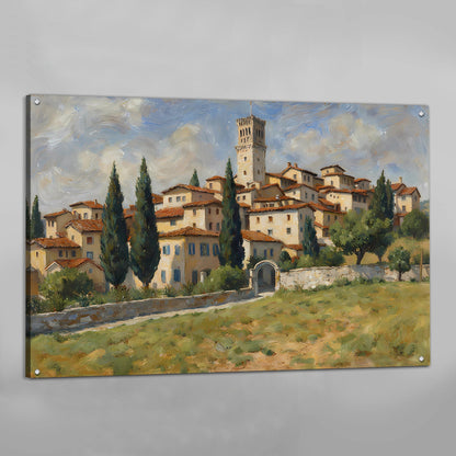 Vintage Landscape Wall Art - Luxury Art Canvas