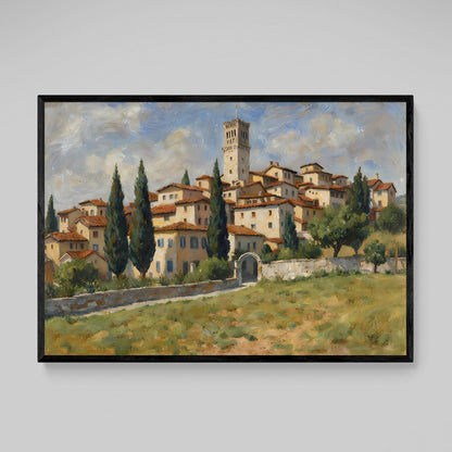 Vintage Landscape Wall Art - Luxury Art Canvas