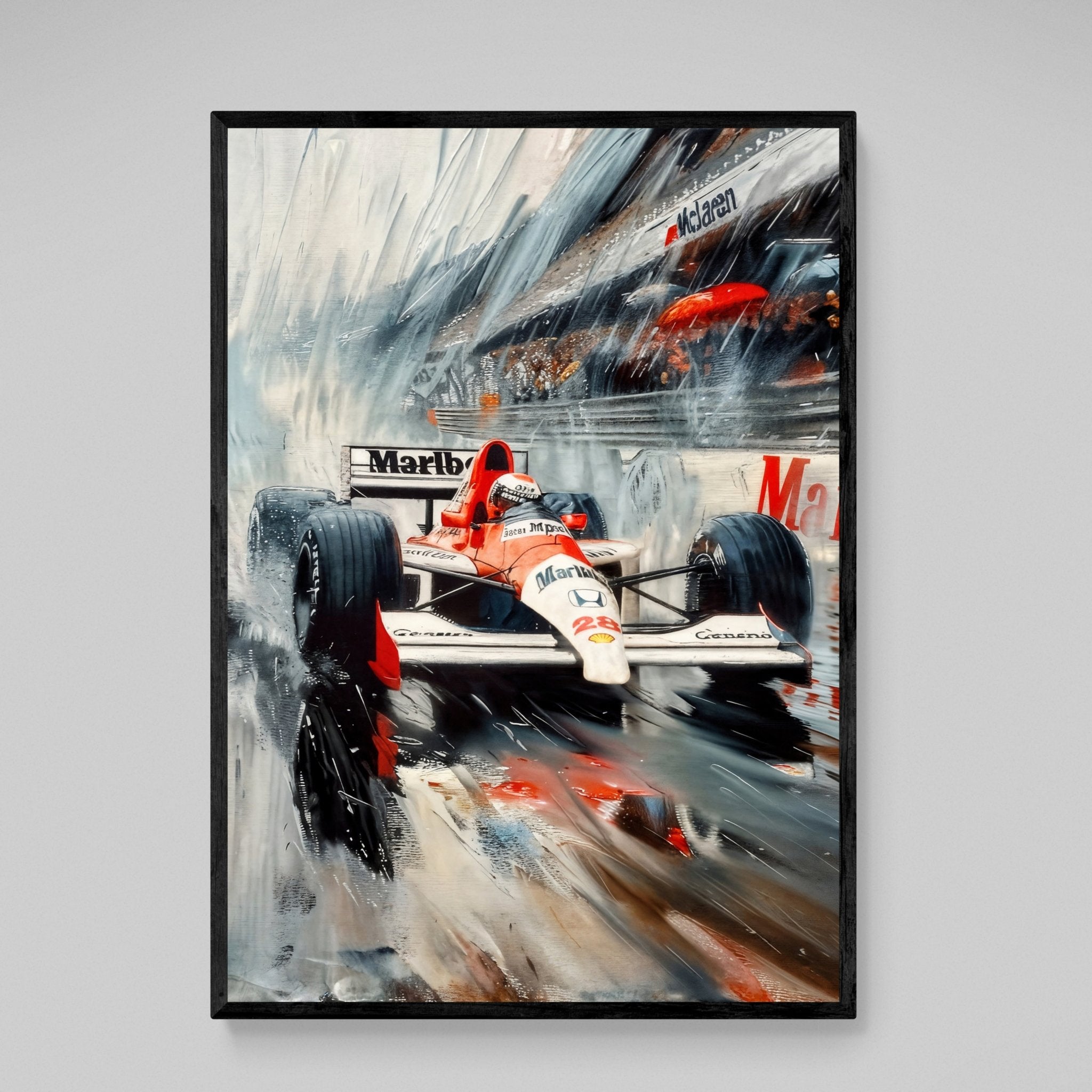 Vintage McLaren F1 Wall Art - Luxury Art Canvas