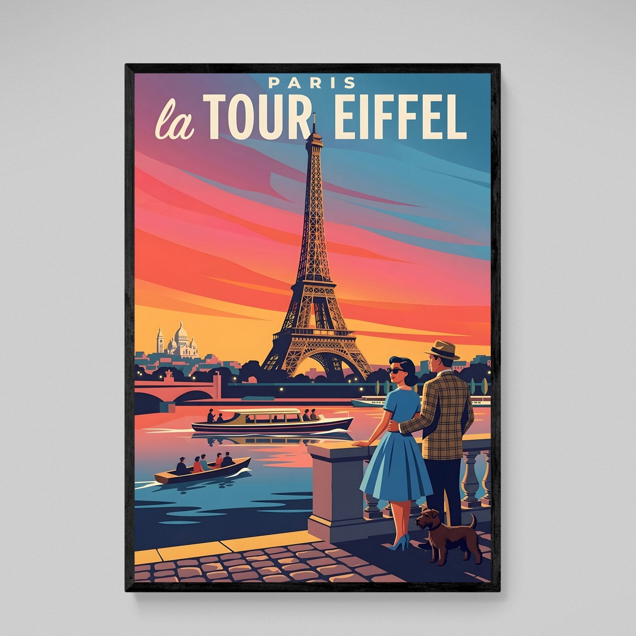 Vintage Paris Wall Art - Luxury Art Canvas