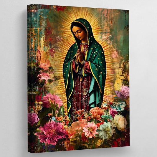 Virgin Mary Of Guadalupe Wall Art - Luxury Art Canvas