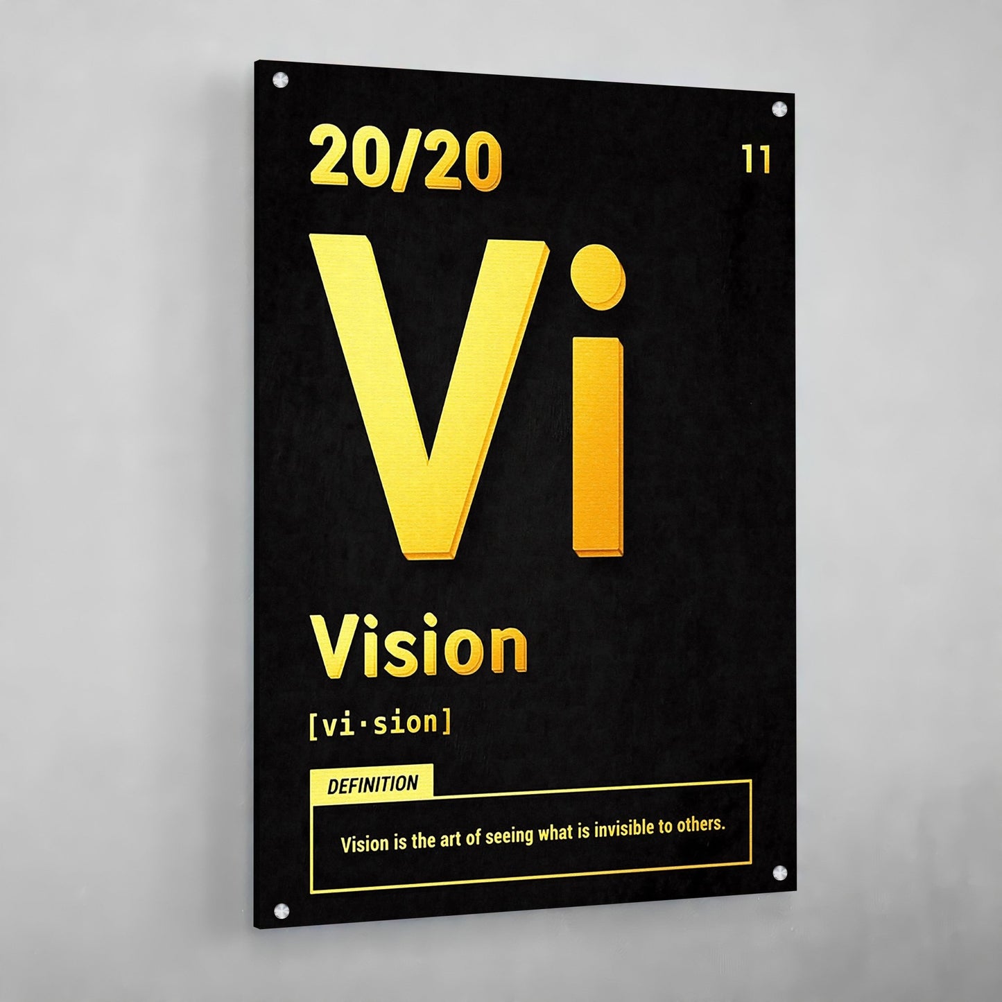 Vision Motivational Wall Art - Luxury Art Canvas