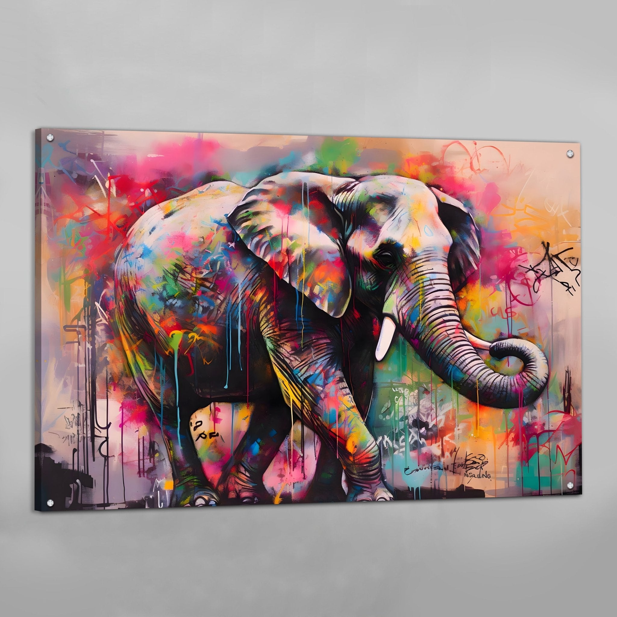 Wall Art Elephant - Luxury Art Canvas