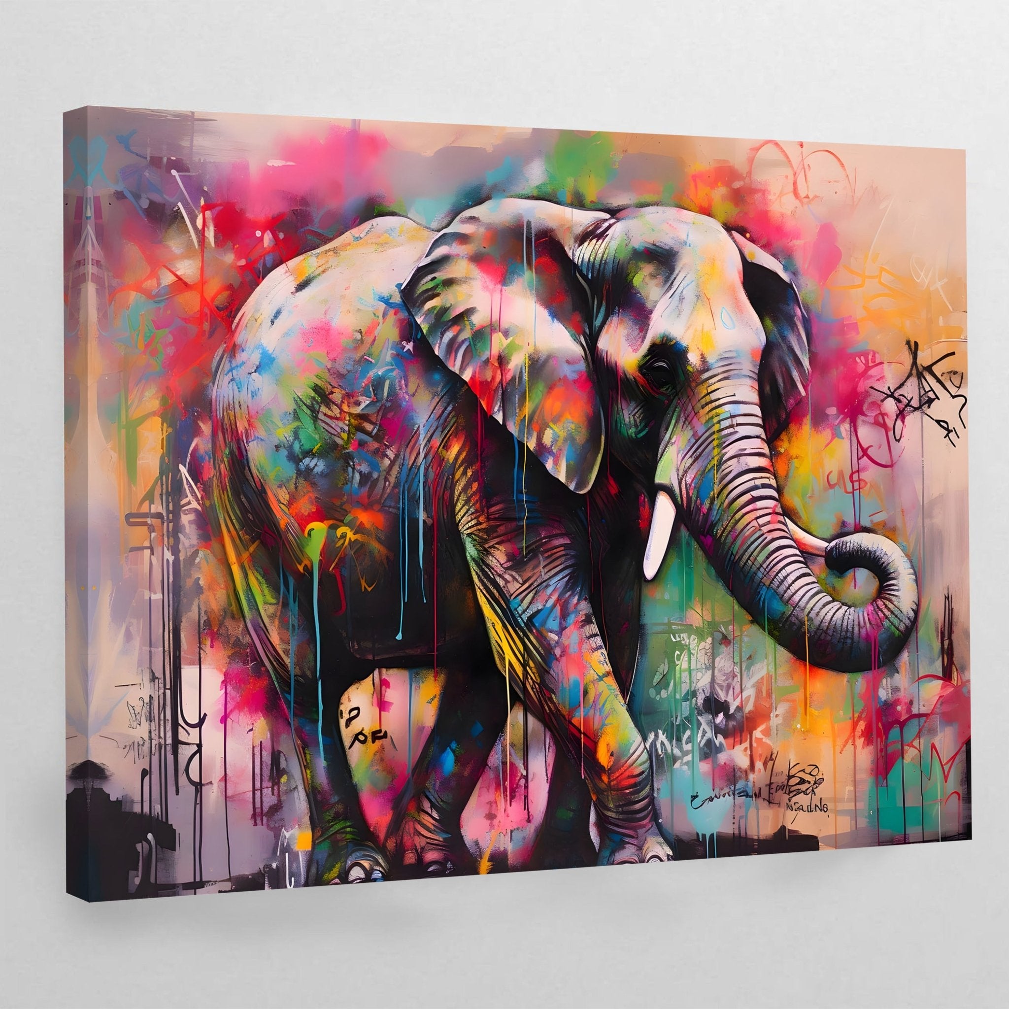 Wall Art Elephant - Luxury Art Canvas
