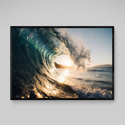 Wave Landscape Wall Art - Luxury Art Canvas