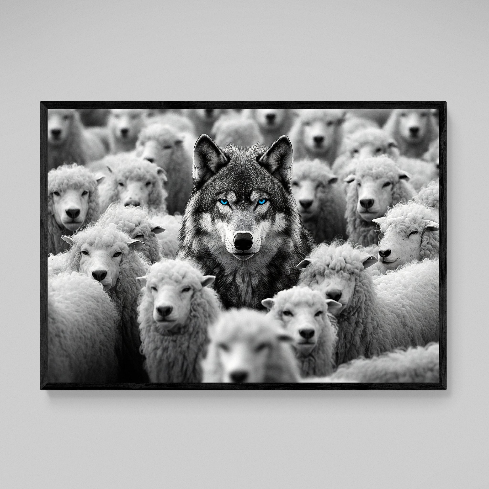 Wolf Canvas Wall Art - Luxury Art Canvas