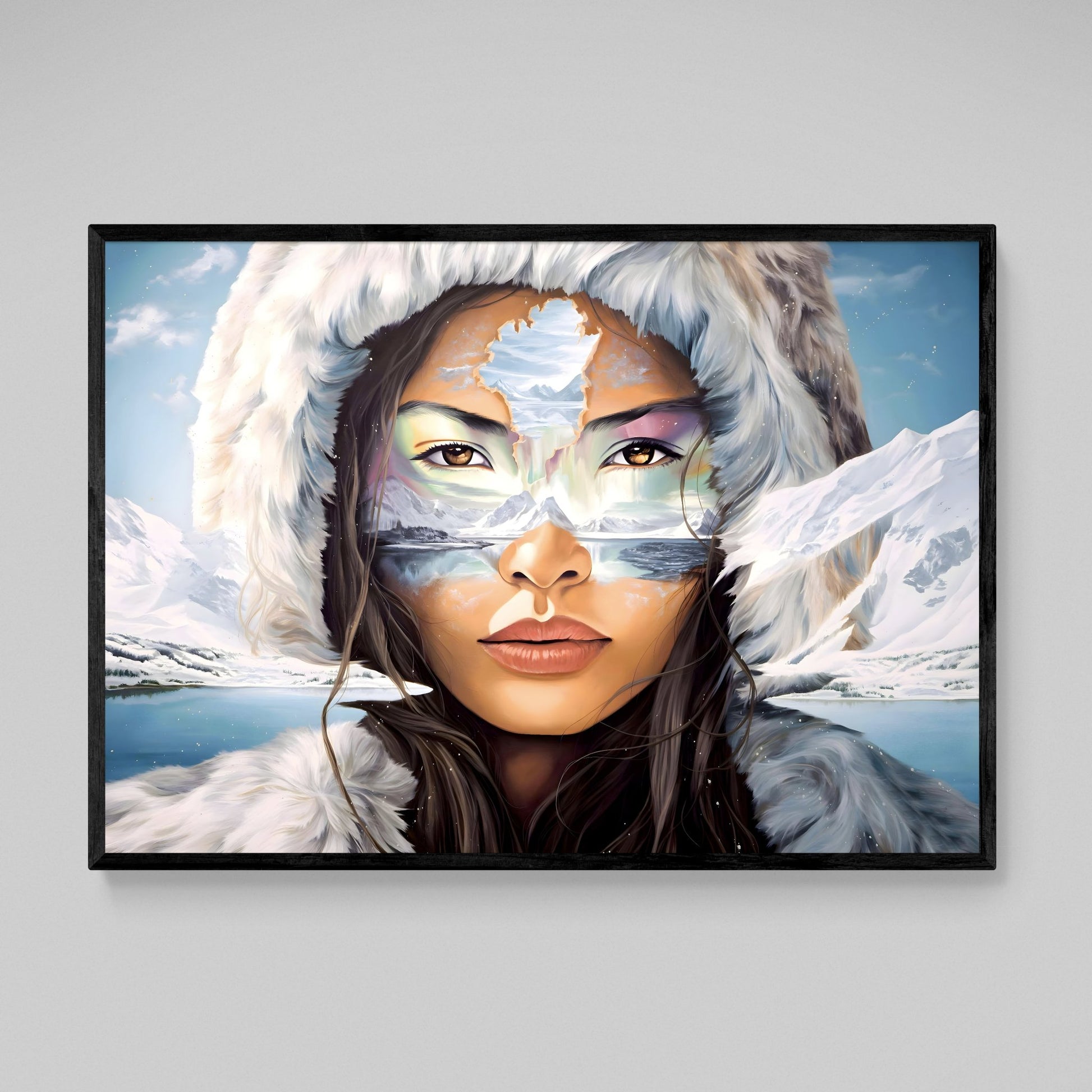 Woman Face Art Canvas - Luxury Art Canvas