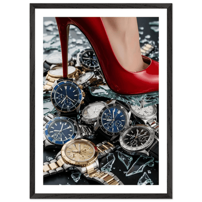 Woman Luxury Watches Photography Wall Art - Luxury Art Canvas
