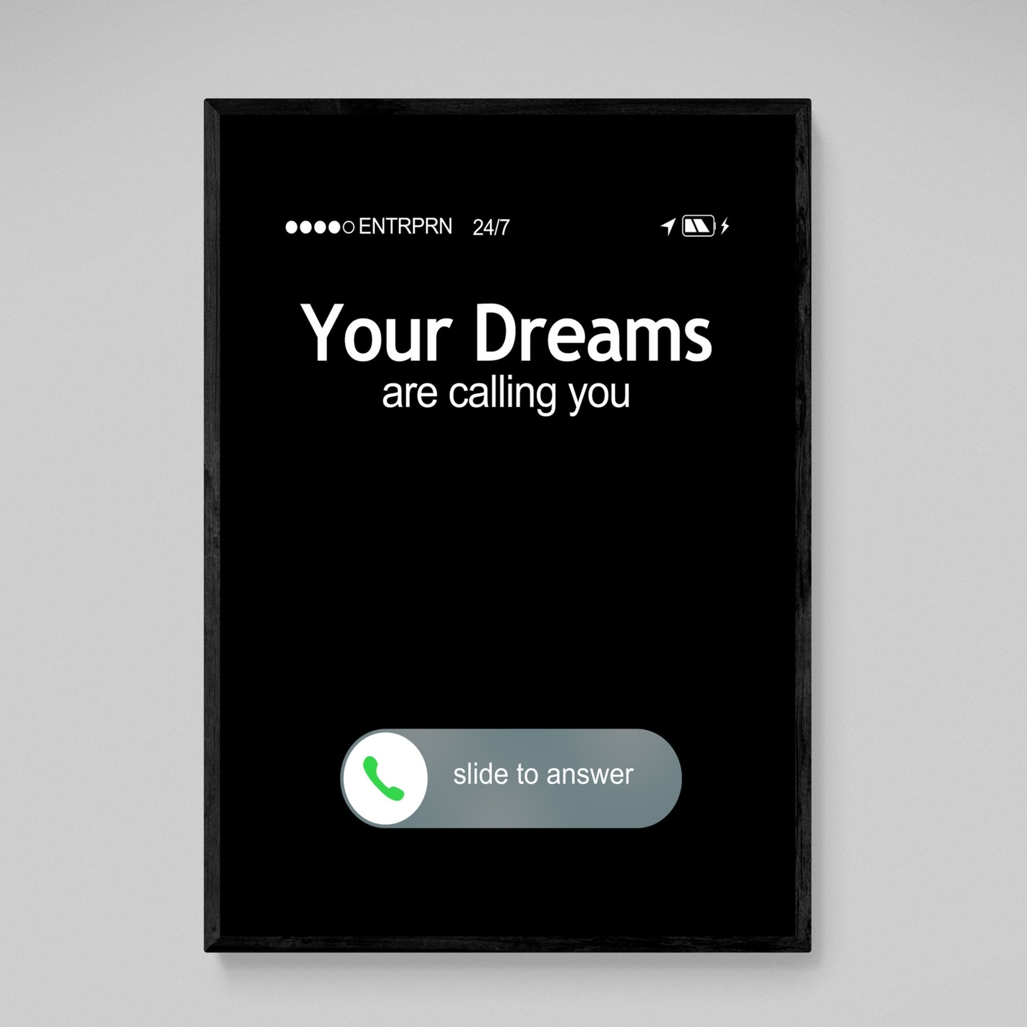 Your Dreams Are Calling You Wall Art - Luxury Art Canvas