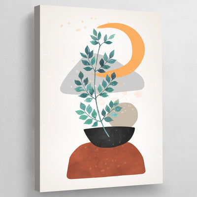 Zen Plant Scandinavian Wall Art - Luxury Art Canvas