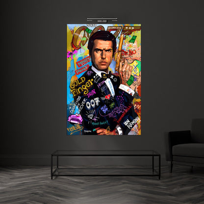 007 Wall Art - Luxury Art Canvas