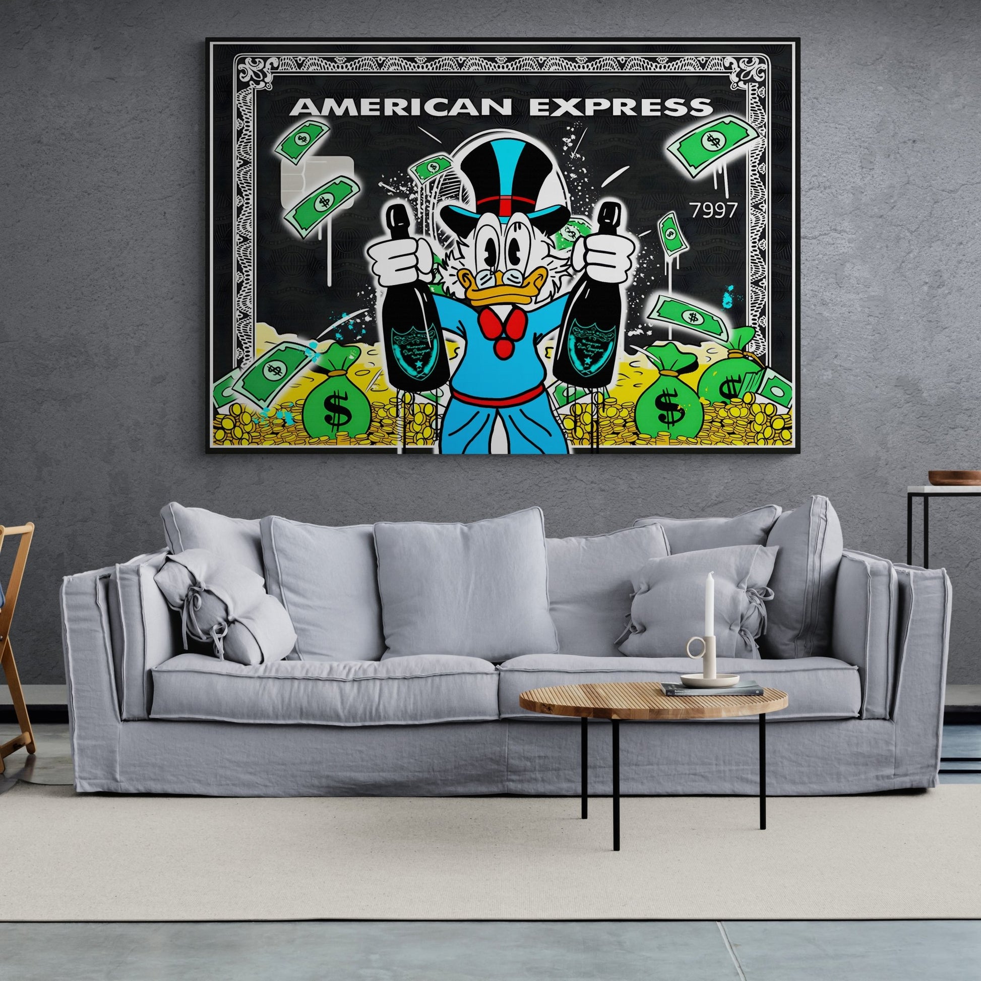 American Express Canvas Wall Art - Luxury Art Canvas
