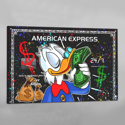 American Express Wall Art - Luxury Art Canvas