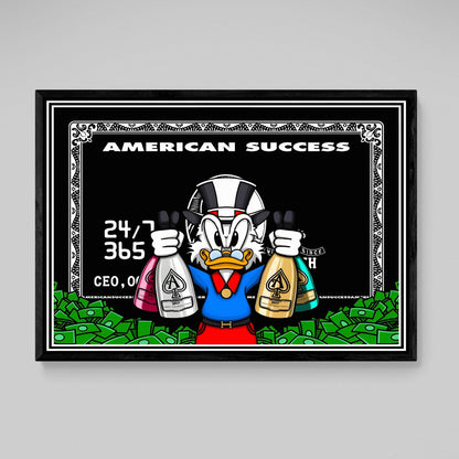 American Success Wall Art - Luxury Art Canvas