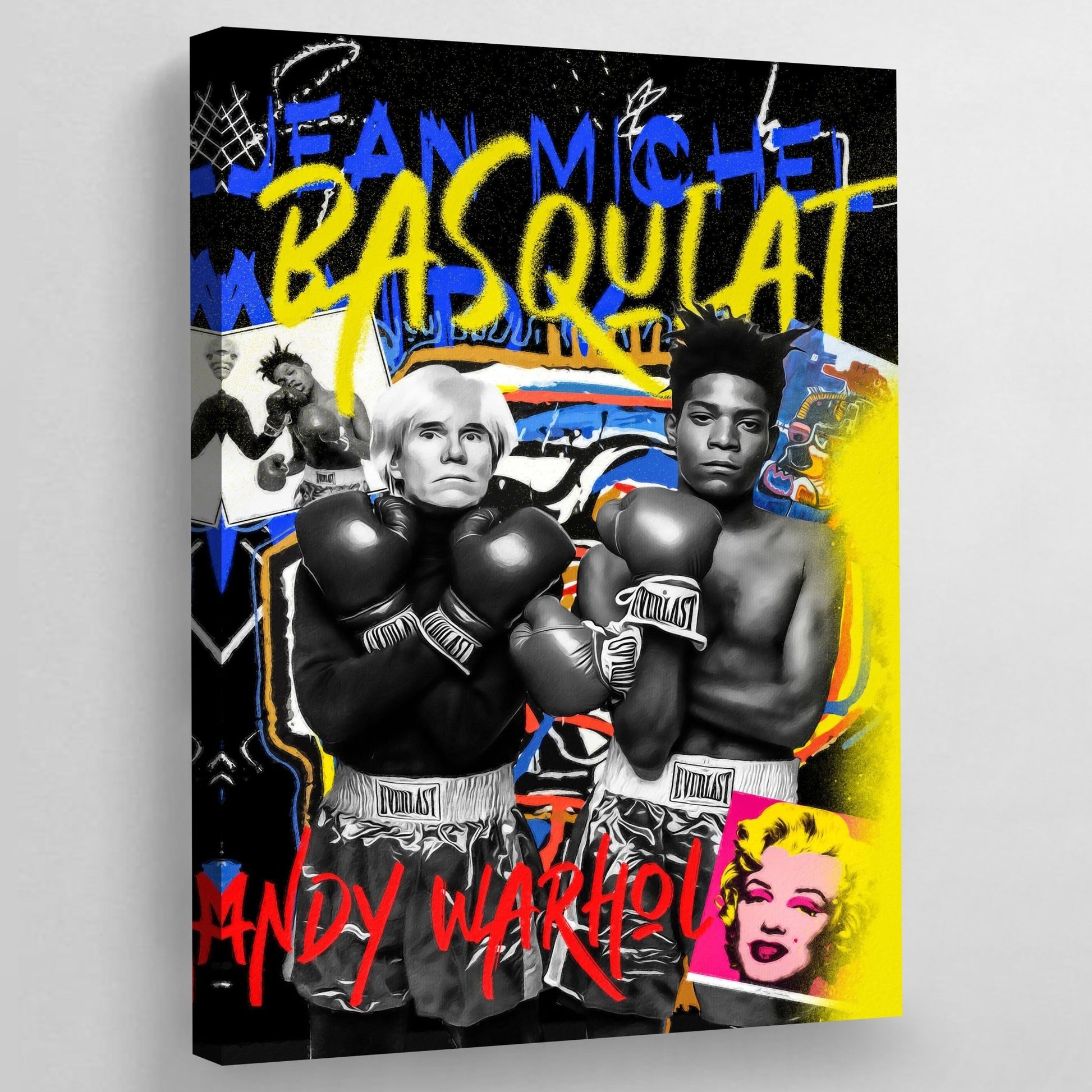 Andy Warhol Jean Michel Basquiat - Luxury Art Canvas