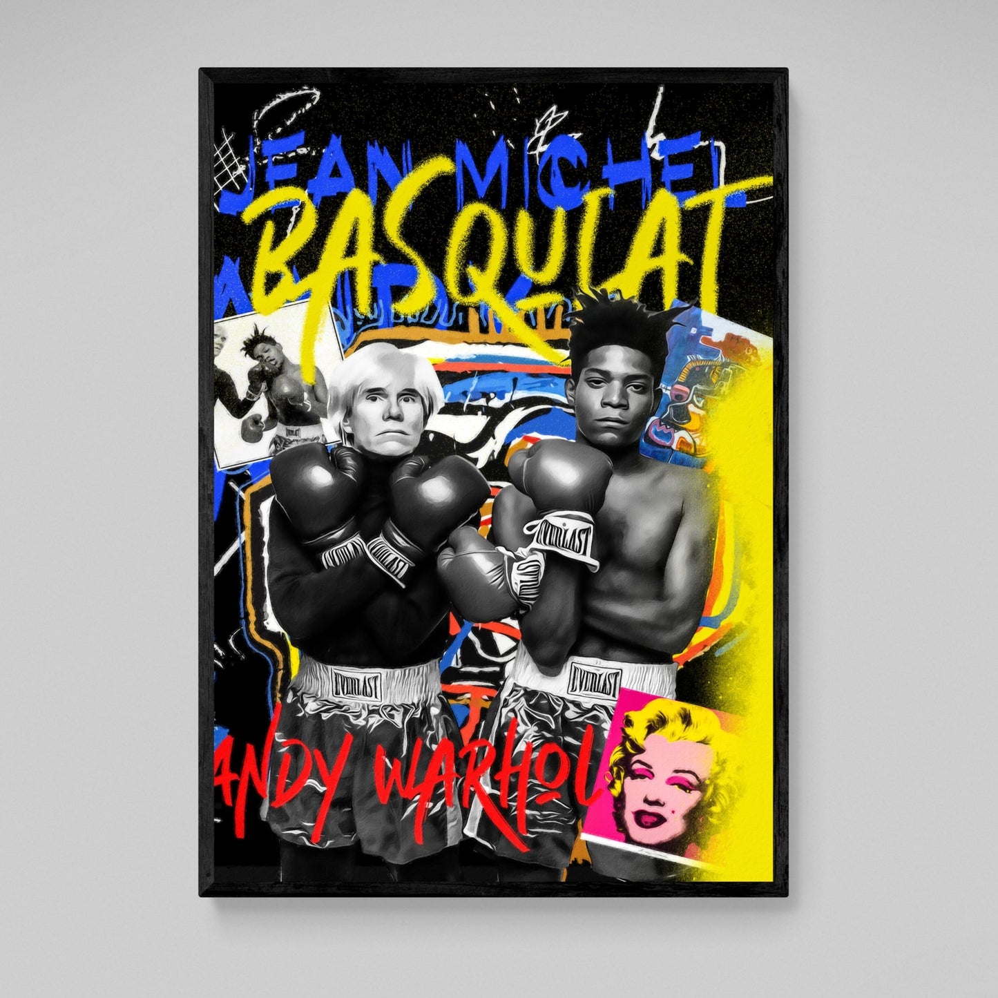 Andy Warhol Jean Michel Basquiat - Luxury Art Canvas