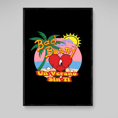 Bad Bunny Wall Art - Luxury Art Canvas