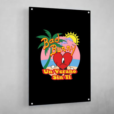 Bad Bunny Wall Art - Luxury Art Canvas