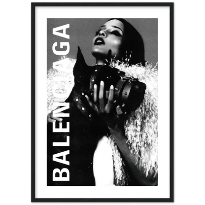 Balenciaga Framed Print - Luxury Art Canvas