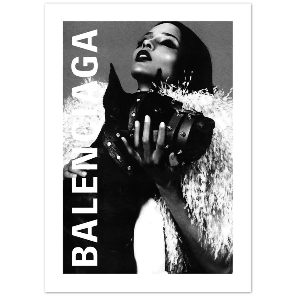 Balenciaga Framed Print - Luxury Art Canvas