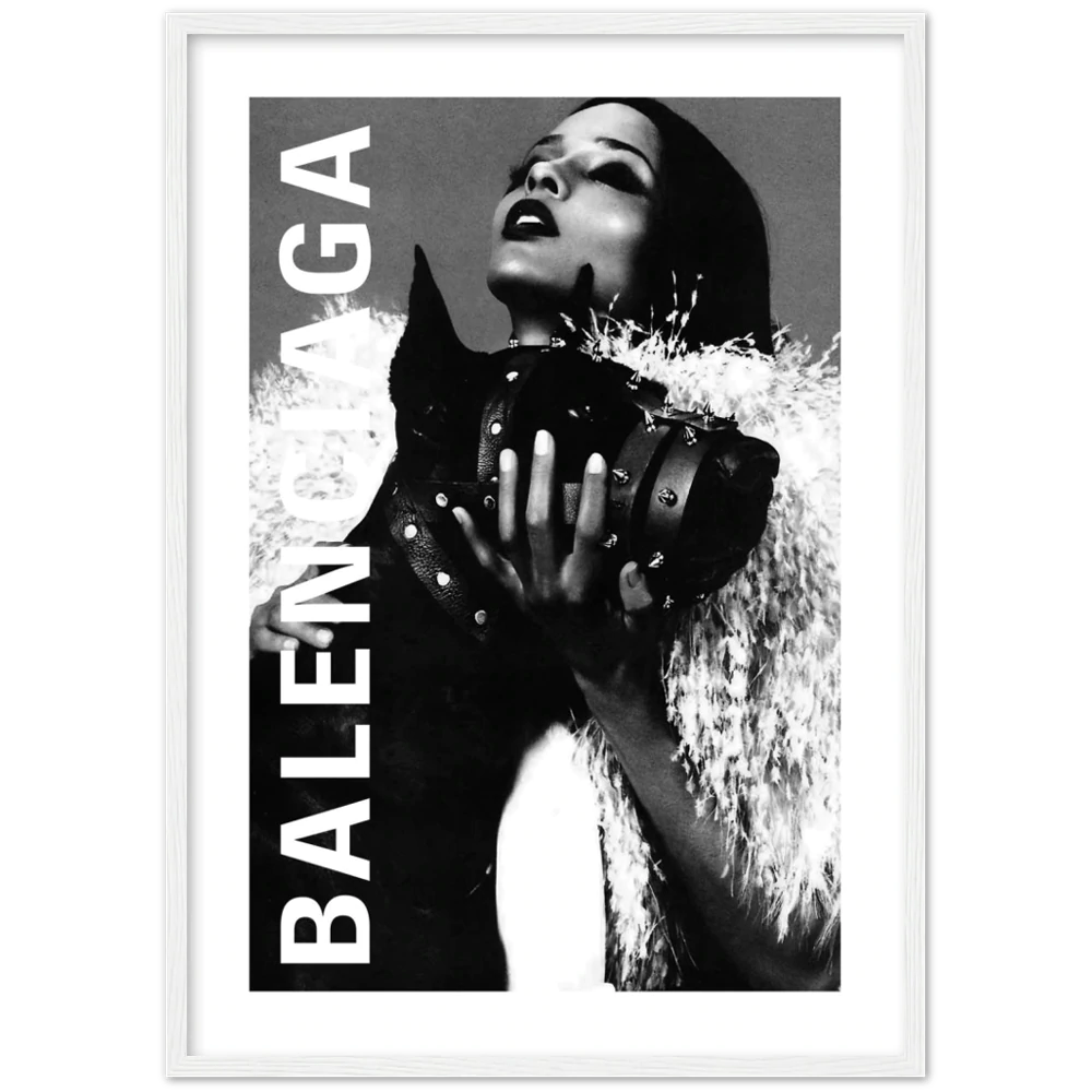 Balenciaga Framed Print - Luxury Art Canvas