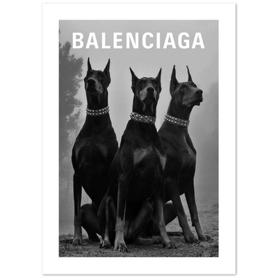 Balenciaga Wall Art - Luxury Art Canvas