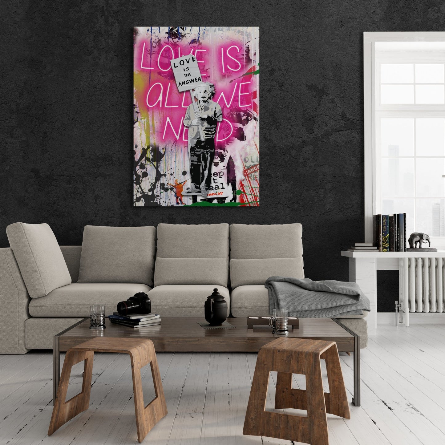 Banksy Street Art Wall Art - Luxury Art Canvas