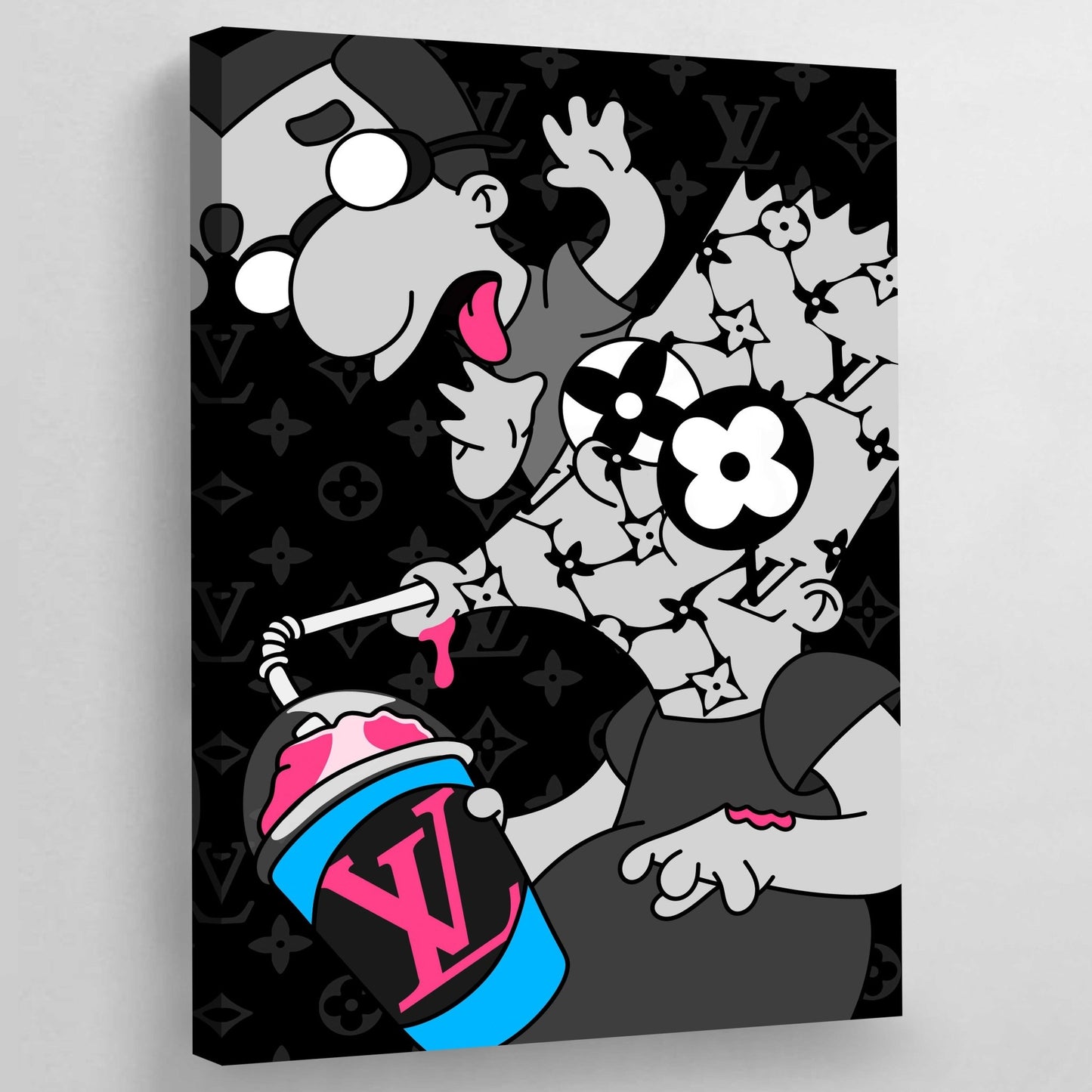 Bart Louis Vuitton Wall Art - Luxury Art Canvas